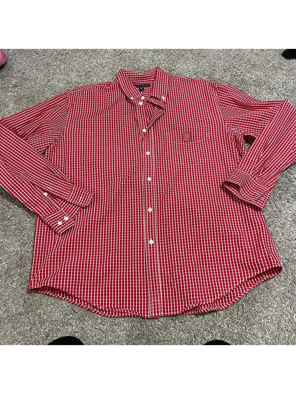 Colony NCAA North Carolina State University Mens Button Down size Large NWOT